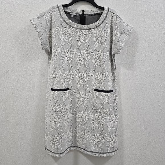 Talbots Crewneck Casual Confortable Short Sleeve Femenine Mini Dress M Casual - Picture 3 of 13